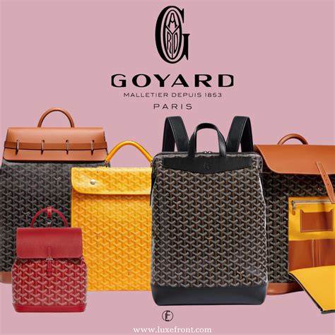 blue goyard backpack|goyard price list.